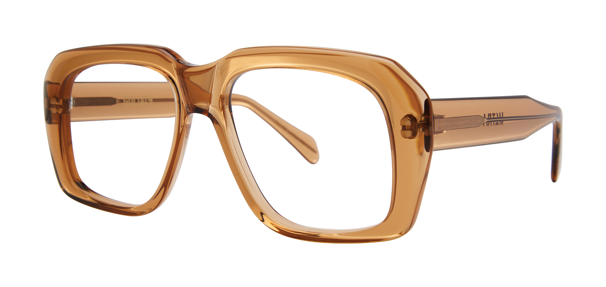  clear lens / honey brown